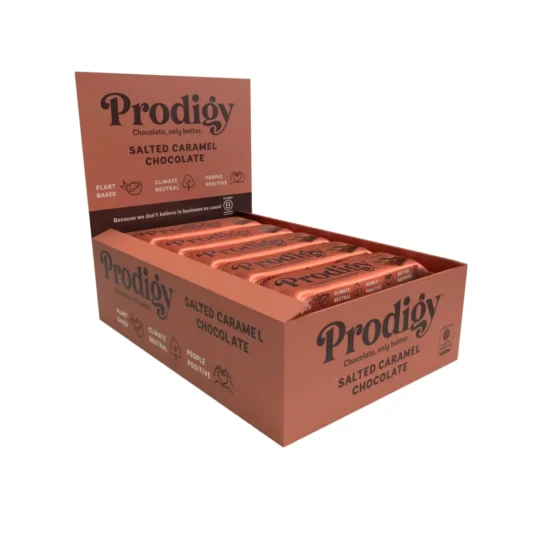 Prodigy - Salted Caramel Chocolate Bar 15 x 35g - Image 3