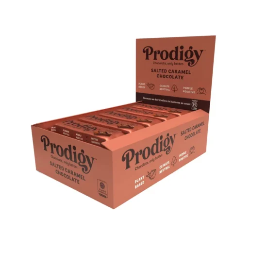 Prodigy - Salted Caramel Chocolate Bar 15 x 35g - Image 4