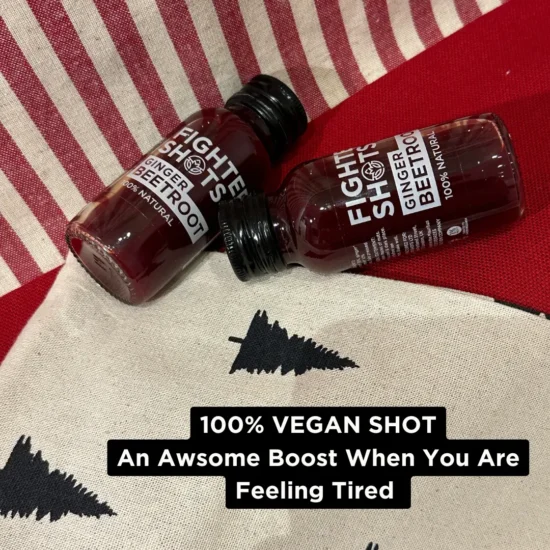 Fighter Shots 100% VEGAN Ginger + Beetroot, 6 or 12 x 60ml - Image 3