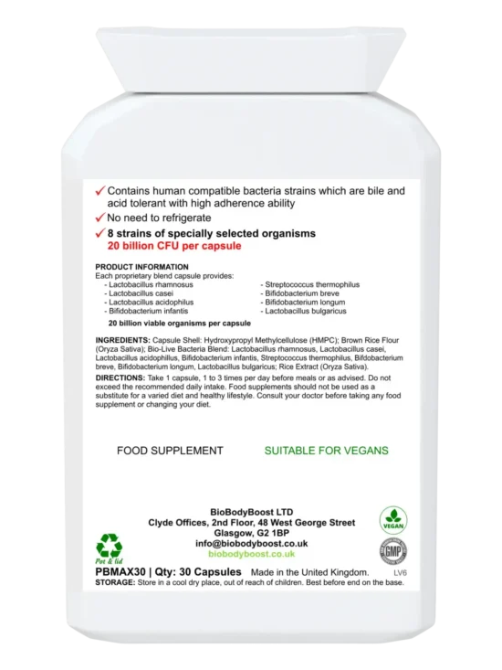 BioTic 20 Billion - Vegan Probiotic - Image 2