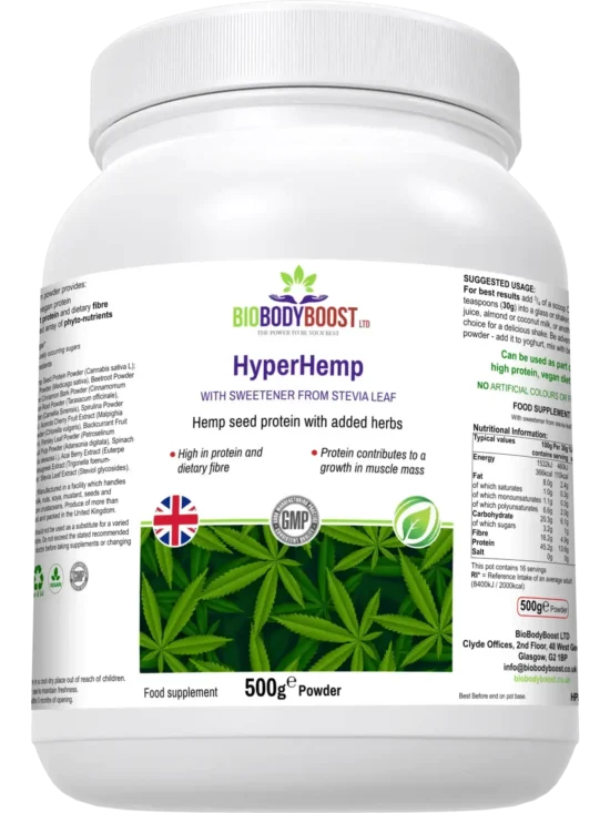 HyperHemp - Vegan Protein Powder (Hemp Seed) - Image 4