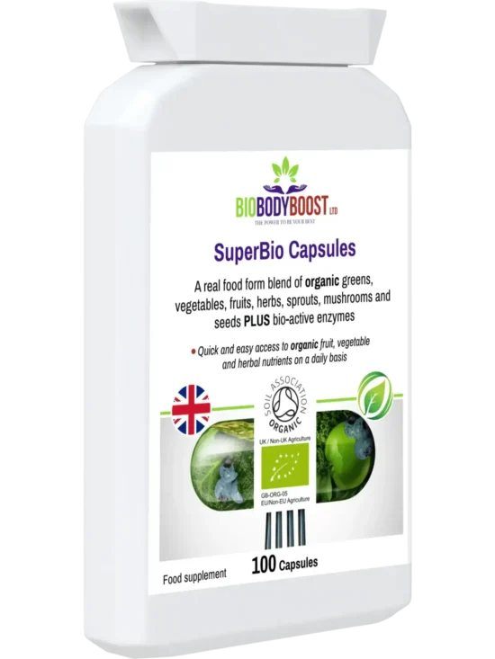 SuperBio Capsules - Vegan Organic Foods Blend - Image 4