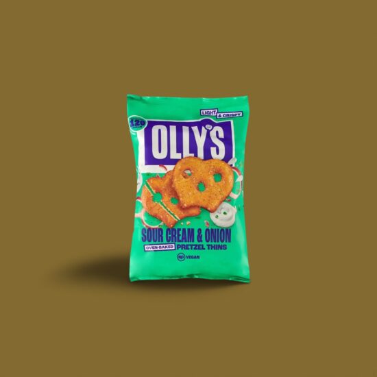 Olly's - Vegan Pretzel Thins Sour Cream & Onion 7 x 140g