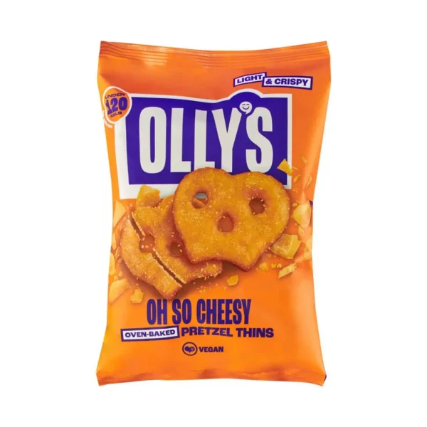 Olly's - Vegan Pretzel Thins Cheese 7 x 140g - Image 2