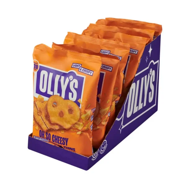 Olly's - Vegan Pretzel Thins Cheese 7 x 140g