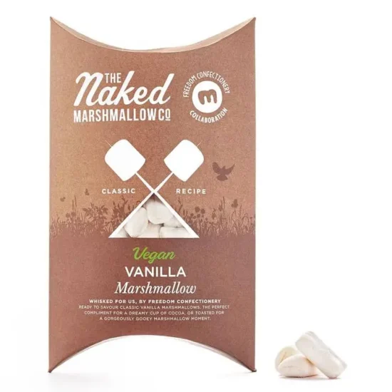 The Naked Marshmallow Co - Vegan Vanilla Marshmallows 100g