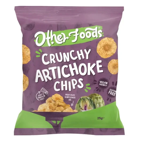 FodaBox Crunchy Artichoke Chips - Vegan & Gluten Free | 25g