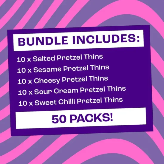 Olly's Vegan Pretzel Thins Bundle - 50 x 35g - Image 2