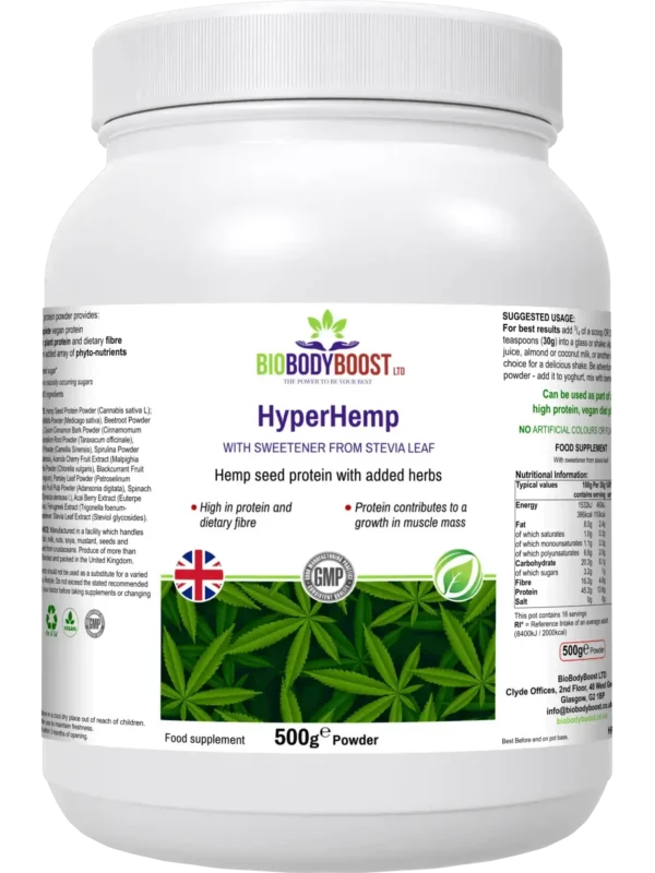 HyperHemp - Vegan Protein Powder (Hemp Seed)