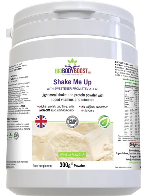 Shake Me Up (vanilla flavor) - Vegan Protein Powder Blend