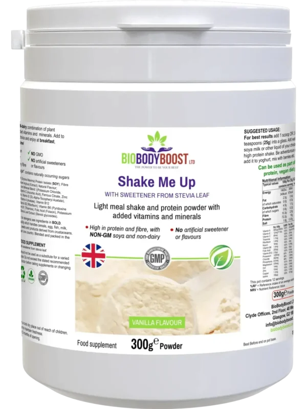 Shake Me Up (vanilla flavor) - Vegan Protein Powder Blend - Image 2