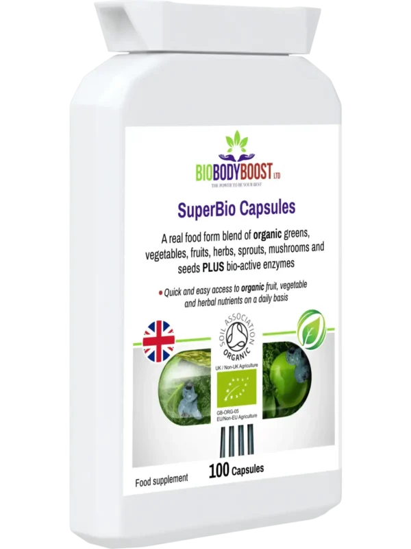 SuperBio Capsules - Vegan Organic Foods Blend - Image 4