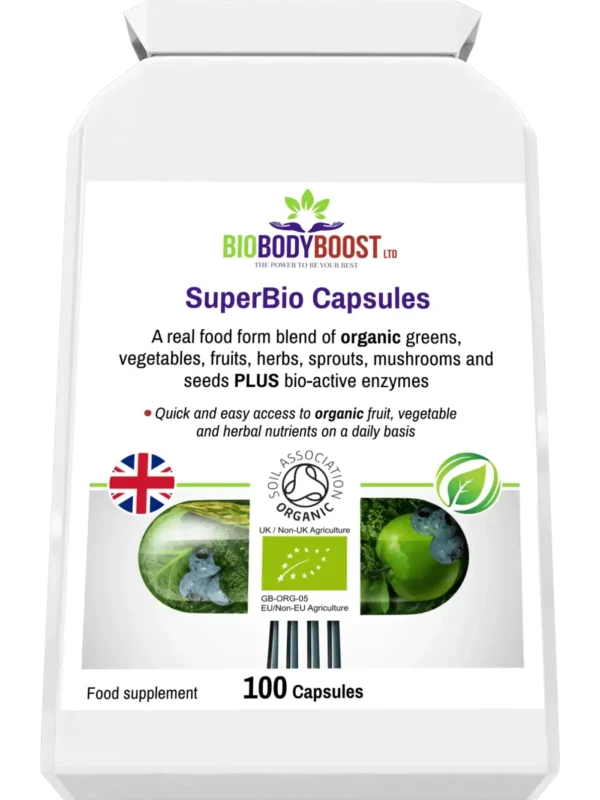 SuperBio Capsules - Vegan Organic Foods Blend - Image 6