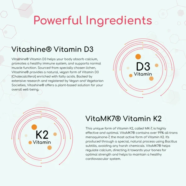 PROSTRIP Vitamin D3 + K2 30 Oral Vegan Strips Premium Ingredients Vitashine Vitamin D3 & VitaMK7 Vitamin K2 - No Water needed High Absorption with maximum benefits by Prowise Healthcare - Image 4