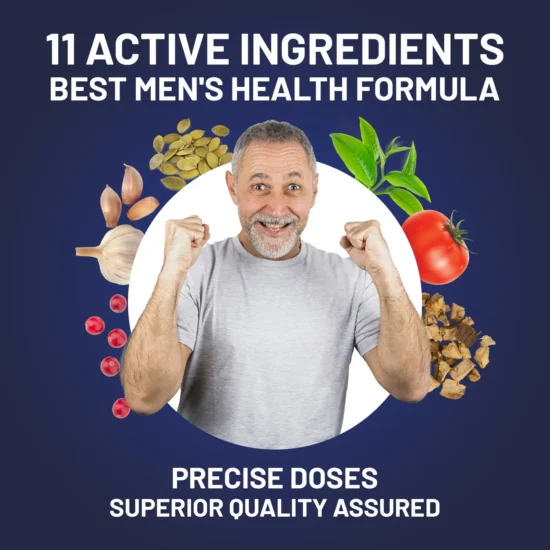 Advanced Prostwell Plus 60 vegan capsules Added Beta Sitosterol, Pumpkin Seed, Nettle Root, Lycopene and 7 other Ingredients - Prostate Supplements for Men - Men Health Supplements by Prowise - Image 3